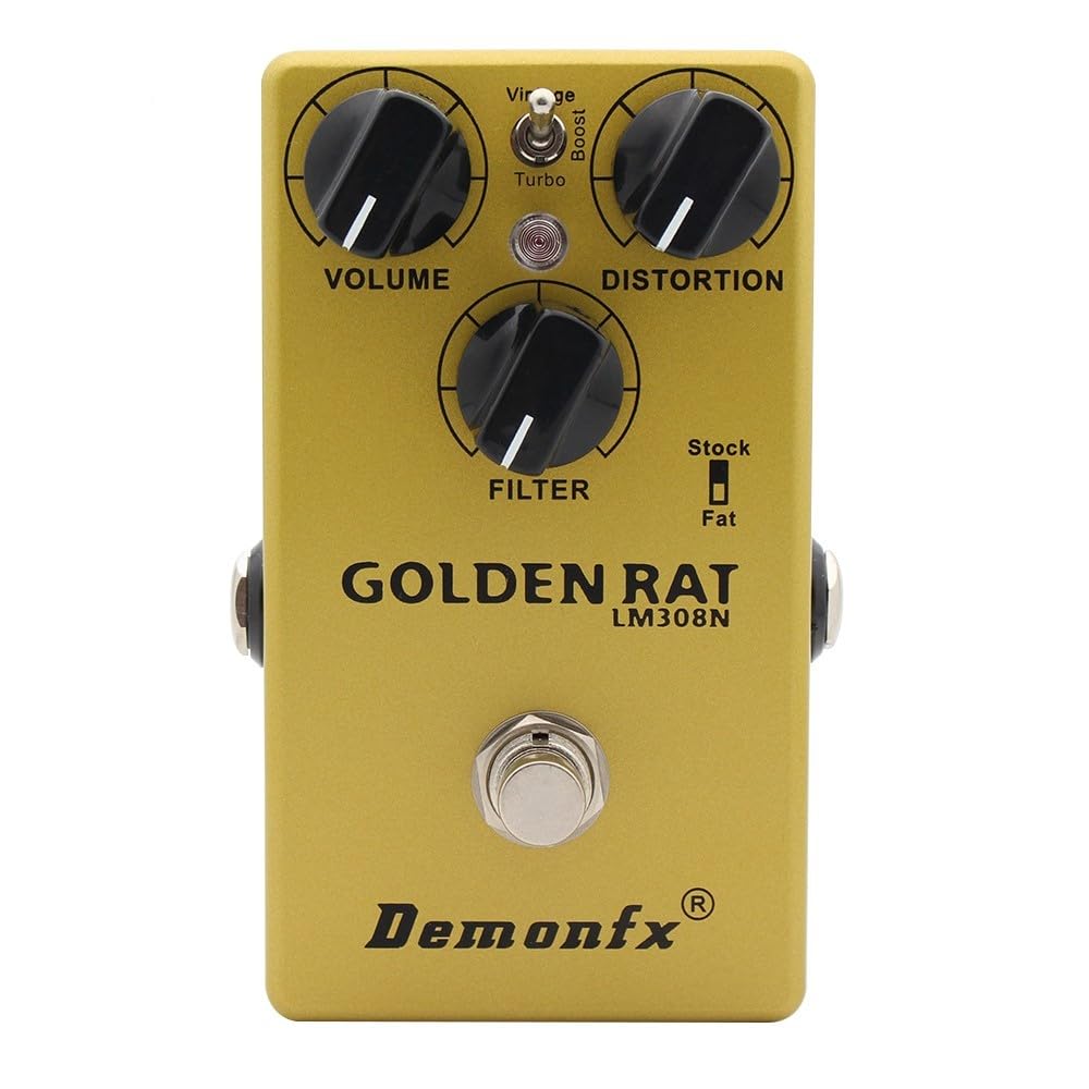 Amazon.com: Demon Fx DemonFx Golden Rat Distortion Pro Co